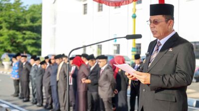 Gubernur Ansar Ahmad Pimpin Upacara Hari Otonomi Daerah ke-30 di Tanjungpinang